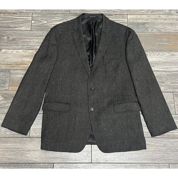 Kenneth Cole Awareness Slim Fit Sport Coat 44R Blazer Suit Jacket Dark Brown - Picture 5 of 16
